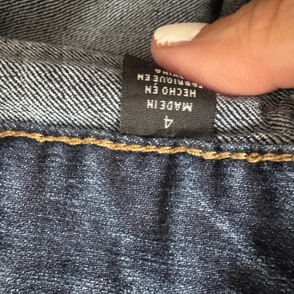 Skye's the Limit Womens Size 4 Dark‎ Wash Bootcut Denim Jeans Stretch Flare Blue